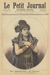 Lucienne Breval in the role of Salammbo at the Paris Opera